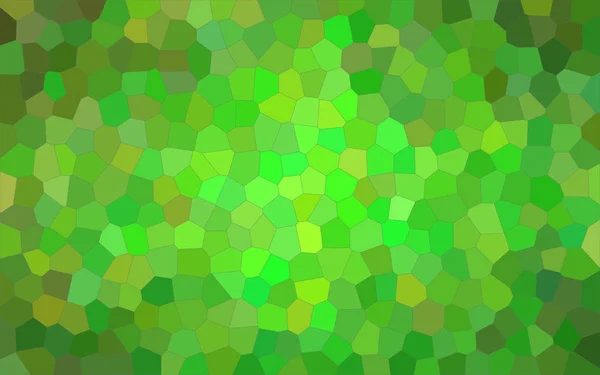 Illustration Vert Brillant Petit Fond Hexagonal — Photo