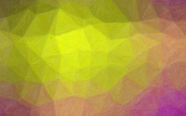 Illustratie Van Citroen Gele Paarse Impasto Achtergrond — Stockfoto