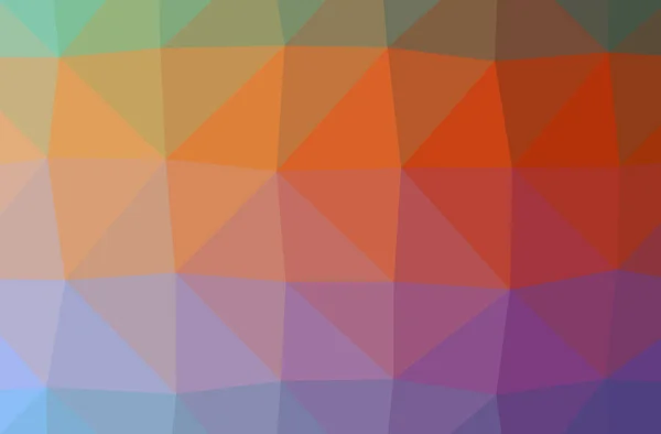 Illustration Orange Abstrakt Polygonal Fin Multicolor Bakgrund — Stockfoto