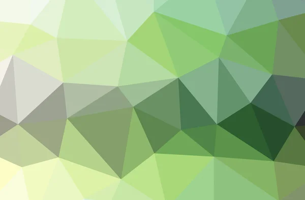 Ilustración Polígono Abstracto Verde Elegante Fondo Multicolor — Foto de Stock