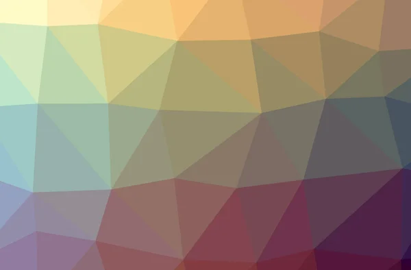 Illustration Orange Polygonal Nice Multicolor Background — Stock Photo, Image
