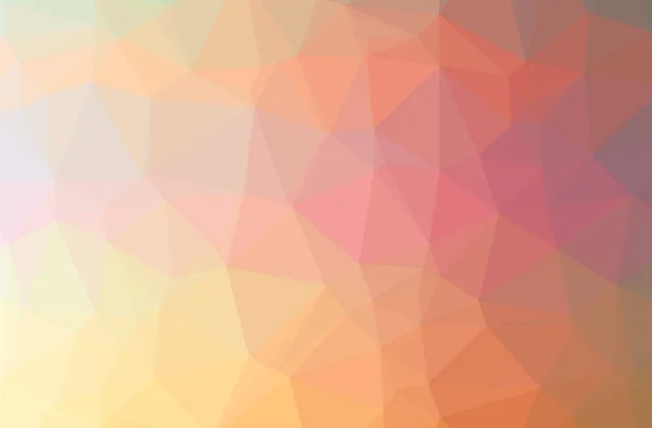 Illustratie Van Oranje Abstracte Laag Poly Mooie Veelkleurige Achtergrond — Stockfoto