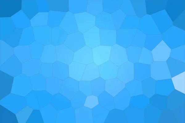 Abstrakcja Ilustracja Niebieski Cwaniak Kolorowe Big Hexagon Tła Cyfrowo Wygenerowany — Zdjęcie stockowe