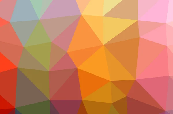 Illustration Orange Abstract Polygonal Beautiful Multicolor Background — Stock Photo, Image