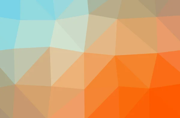 オレンジ色抽象多角形のモダンな多色背景のイラスト — ストック写真