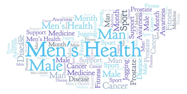 Men\'s Health word cloud. Wordcloud made with text only.