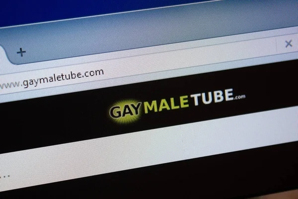 Ryazan Rússia Setembro 2018 Página Inicial Site Gay Male Tube — Fotografia de Stock