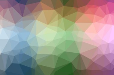 Yeşil soyut Çokgen zarif çok renkli arka plan resmi