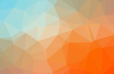 Turuncu düşük poli zarif çok renkli arka plan resmi