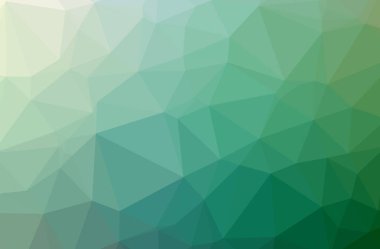 Yeşil poligonal zarif çok renkli arka planı gösteren resim