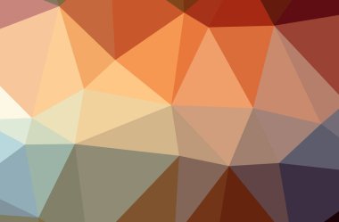 Turuncu soyut düşük poli resmi güzel çok renkli arka plan