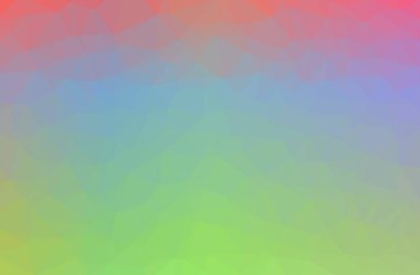 Yeşil poligonal güzel çok renkli arka plan resmi