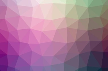 Pembe düşük poli resmi güzel çok renkli arka plan