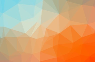 Turuncu poligon resmi güzel çok renkli arka plan