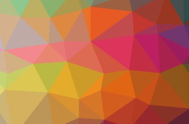 Turuncu poligonal zarif çok renkli arka plan resmi