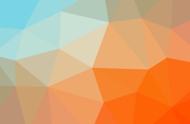 Turuncu düşük poli zarif çok renkli arka plan resmi