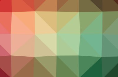 Yeşil poligonal güzel çok renkli arka plan resmi