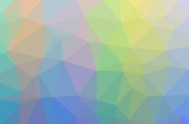 Mavi poligonal modern çok renkli arka plan resmi