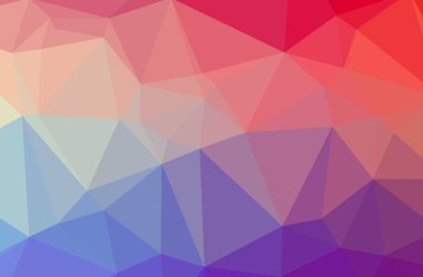 Kırmızı poligon güzel çok renkli arka plan resmi