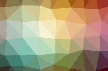 Turuncu soyut Çokgen zarif çok renkli arka plan resmi