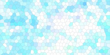 Mavi, yeşil ve beyaz ışık küçük altıgen güzel soyut Illustration. Projeniz için güzel.