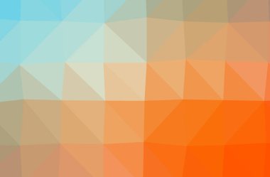 Turuncu düşük poli modern çok renkli arka plan resmi