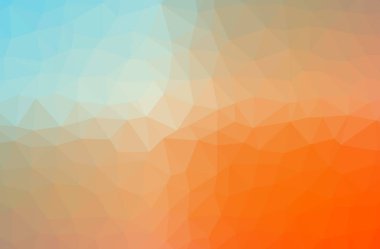 Turuncu düşük poli resmi güzel çok renkli arka plan