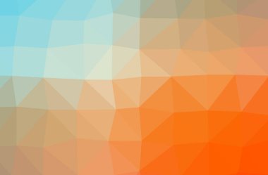 Turuncu düşük poli güzel çok renkli arka plan resmi