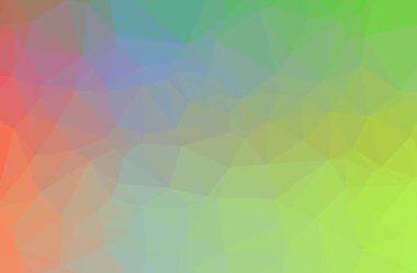 Yeşil poligonal güzel çok renkli arka planı gösteren resim