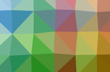 Yeşil poligonal modern çok renkli arka plan resmi