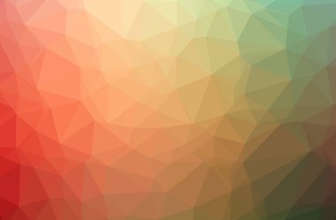 Turuncu soyut Çokgen çizimi güzel çok renkli arka plan