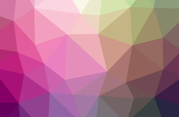 Ілюстрація Рожевого Низькополімерного Сучасного Багатобарвного Фону — стокове фото