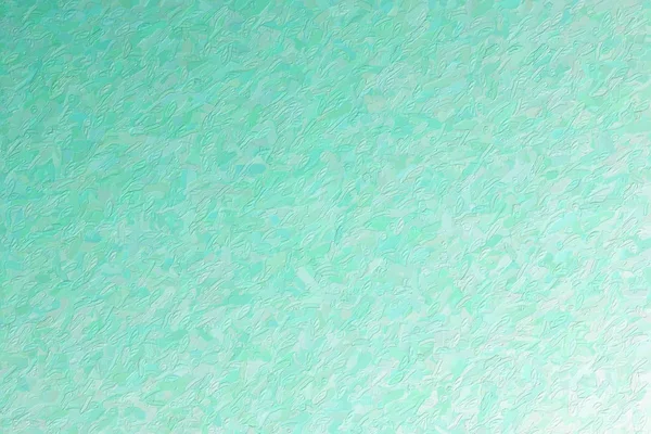 绿色与蓝色印象派 Impasto 背景插图 — 图库照片