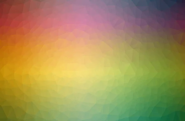 Illustration Orange Abstrakt Polygon Eleganta Multicolor Bakgrund — Stockfoto