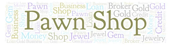Pawn Shop word cloud. Wordcloud made with text only.