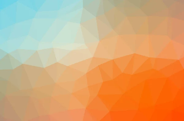 Illustratie Van Oranje Veelhoekige Elegante Multicolor Achtergrond — Stockfoto
