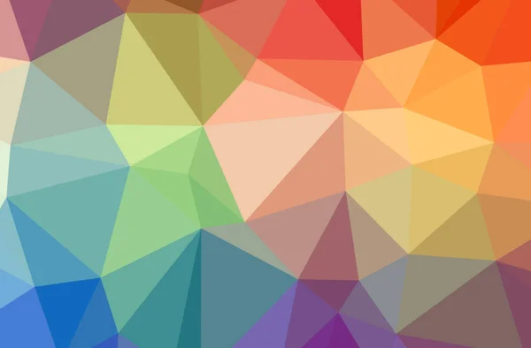 Illustration Orange Abstract Polygon Nice Multicolor Background — Stock Photo, Image