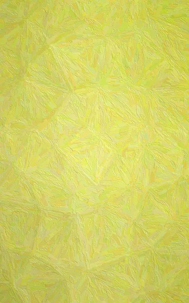 Illustration Vertical Yellow Impressionist Impasto Background — Stock Photo, Image