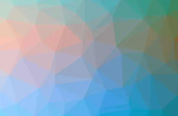 Ілюстрація Синього Абстрактного Низького Поліетиленового Елегантного Різнокольорового Фону — стокове фото