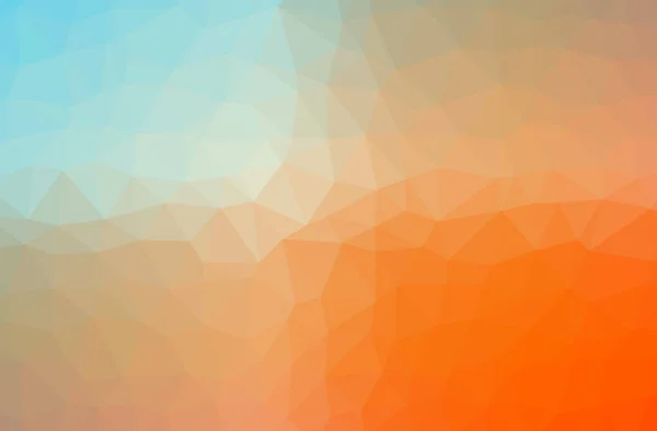 Illustration Orange Low Poly Beautiful Multicolor Background — Stock Photo, Image