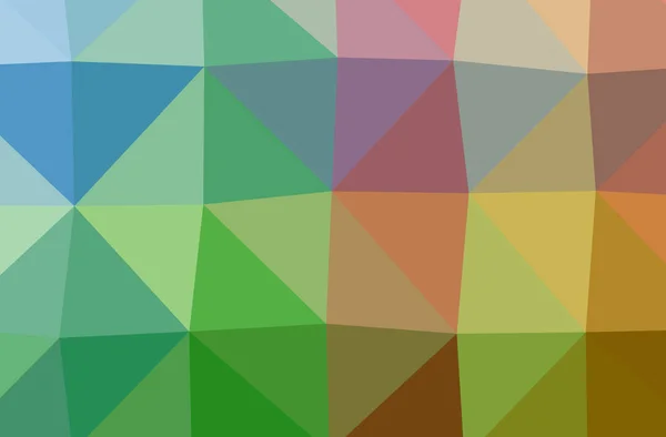 Ілюстрація Зеленого Абстрактного Багатокутного Сучасного Різнокольорового Фону — стокове фото