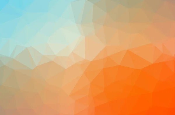 Απεικόνιση Του Κομψό Πολύχρωμη Φόντο Πορτοκαλί Αφηρημένη Πολύγωνο — Φωτογραφία Αρχείου