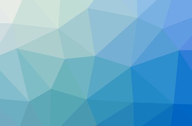 Mavi poligonal zarif çok renkli arka plan resmi