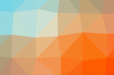 Turuncu poligon güzel çok renkli arka plan resmi