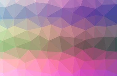 Soyut düşük poli pembe yatay arka plan resmi