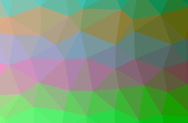 Yeşil düşük poli modern çok renkli arka plan resmi