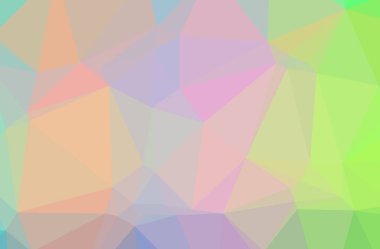 Yeşil soyut Çokgen zarif çok renkli arka plan resmi