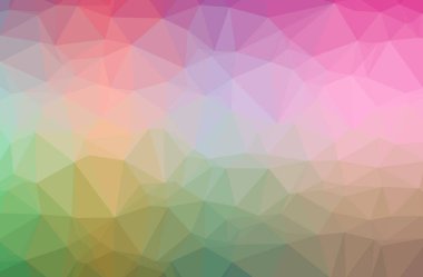 Pembe poligonal güzel çok renkli bir arka plan resmi