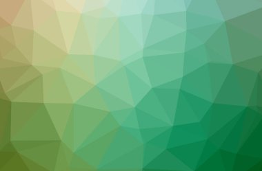 Soyut düşük poli yeşil yatay arka plan resmi