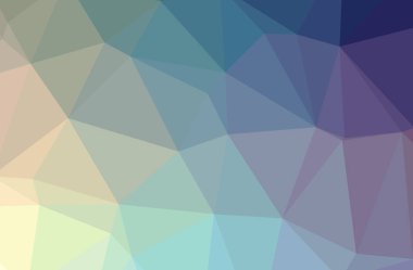 Mavi poligonal güzel çok renkli arka plan resmi